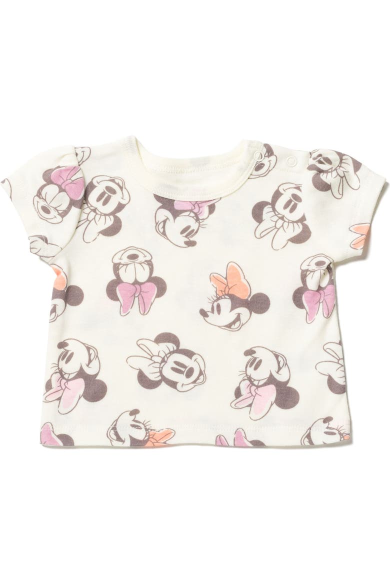 Minnie Mouse Bubble Shortall Tee and Hat Set, Alternate, color, Minnie Mouse Pink