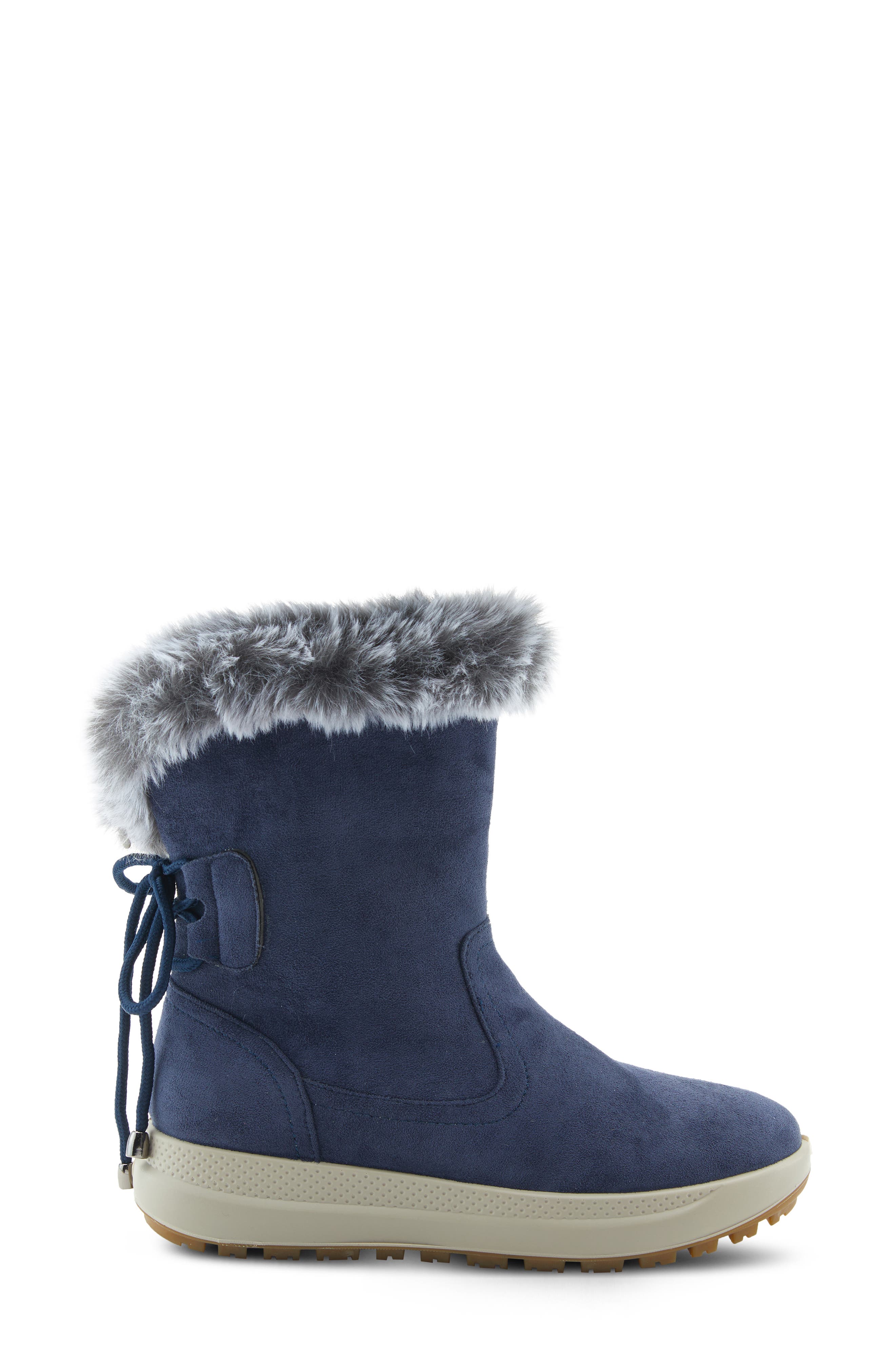 Flexus by Spring Step Snowbird Waterproof Faux Fur Trim Boot, Alternate, color, 