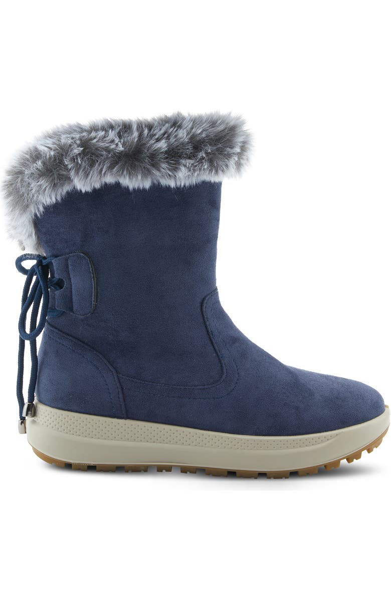 Flexus by Spring Step Snowbird Waterproof Faux Fur Trim Boot, Alternate, color,
