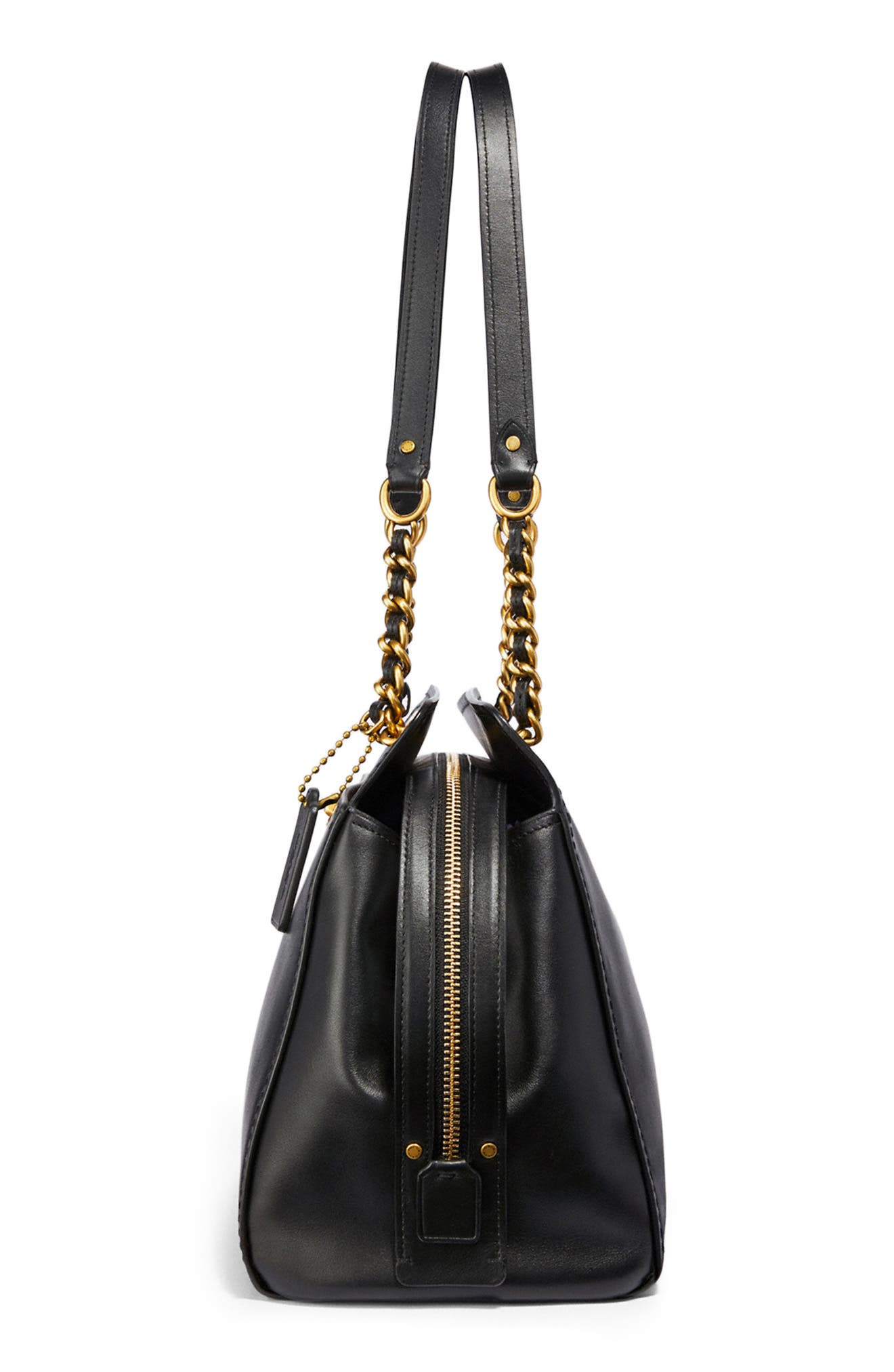 COACH Parker Leather Shoulder Bag, Alternate, color, 