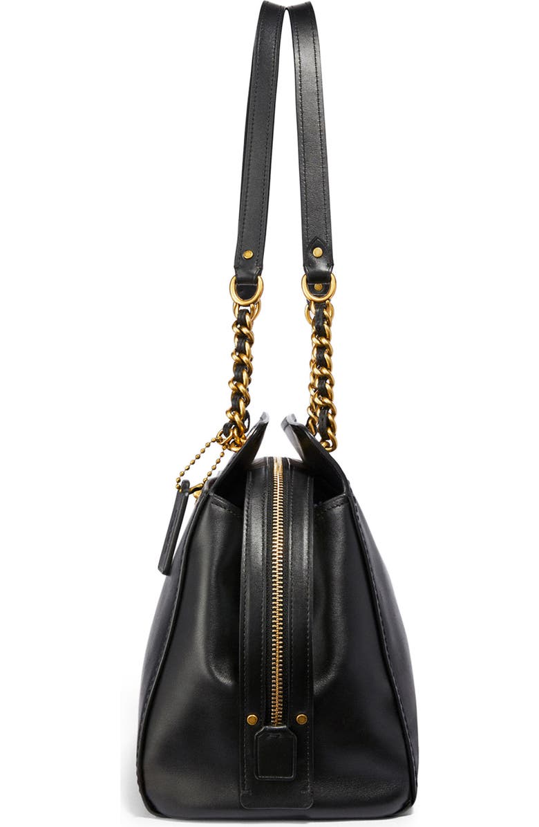 COACH Parker Leather Shoulder Bag, Alternate, color,