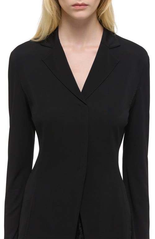Helmut Lang Split Sleeve Blazer In Black