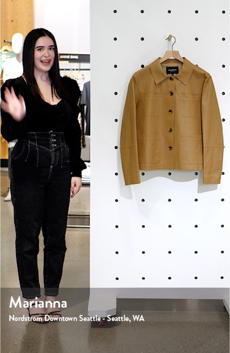 Tomasa Leather Jacket, sales video thumbnail