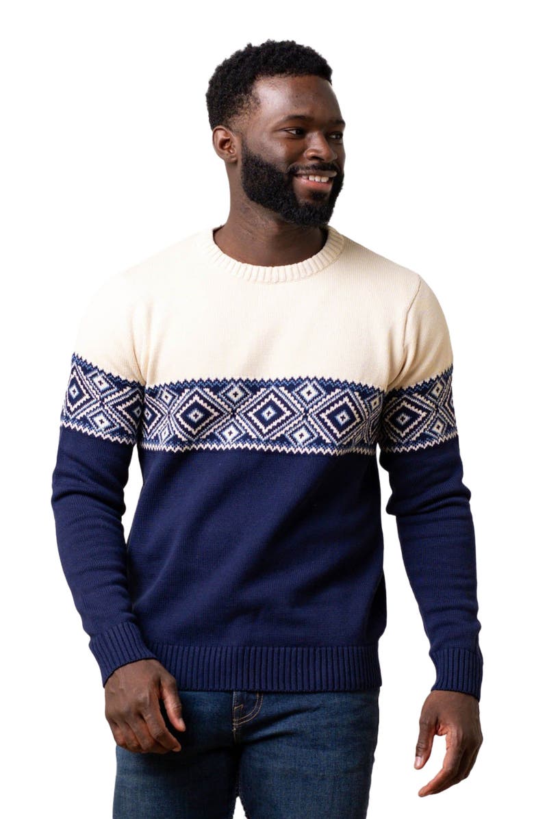 Hope & Henry Men's Organic Fair Isle Sweater, Main, color,