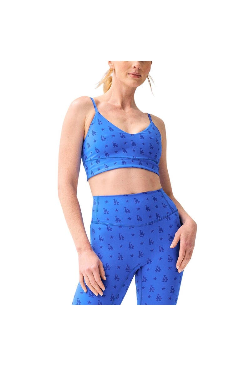 Women's Terez Royal Los Angeles Dodgers Active Bra, Alternate, color, Royal