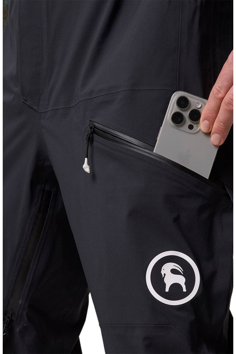 Cottonwoods Lt Xpore 3L Bibs - Men's, Alternate, color, Black