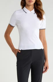 G/FORE Elevated Short Sleeve Sweater Polo