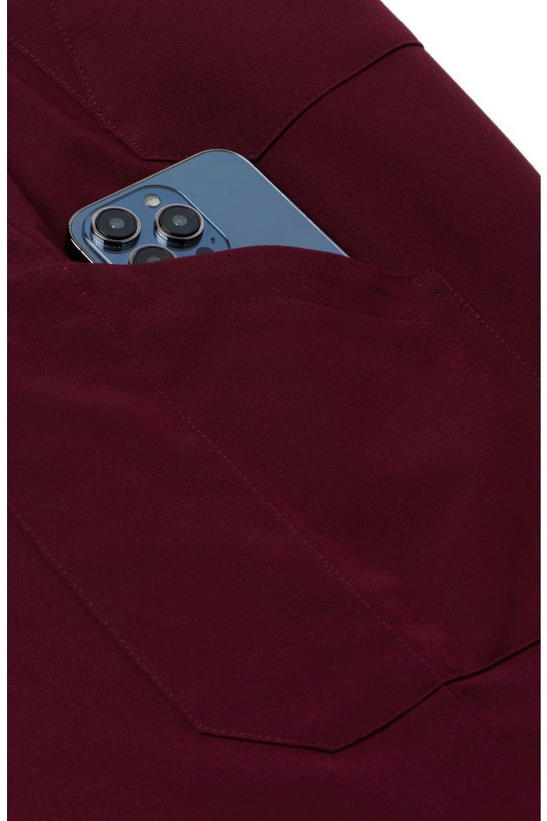 Osmo Men's 8-Pocket Classic Scrub Jogger, Alternate, color, Burgundy