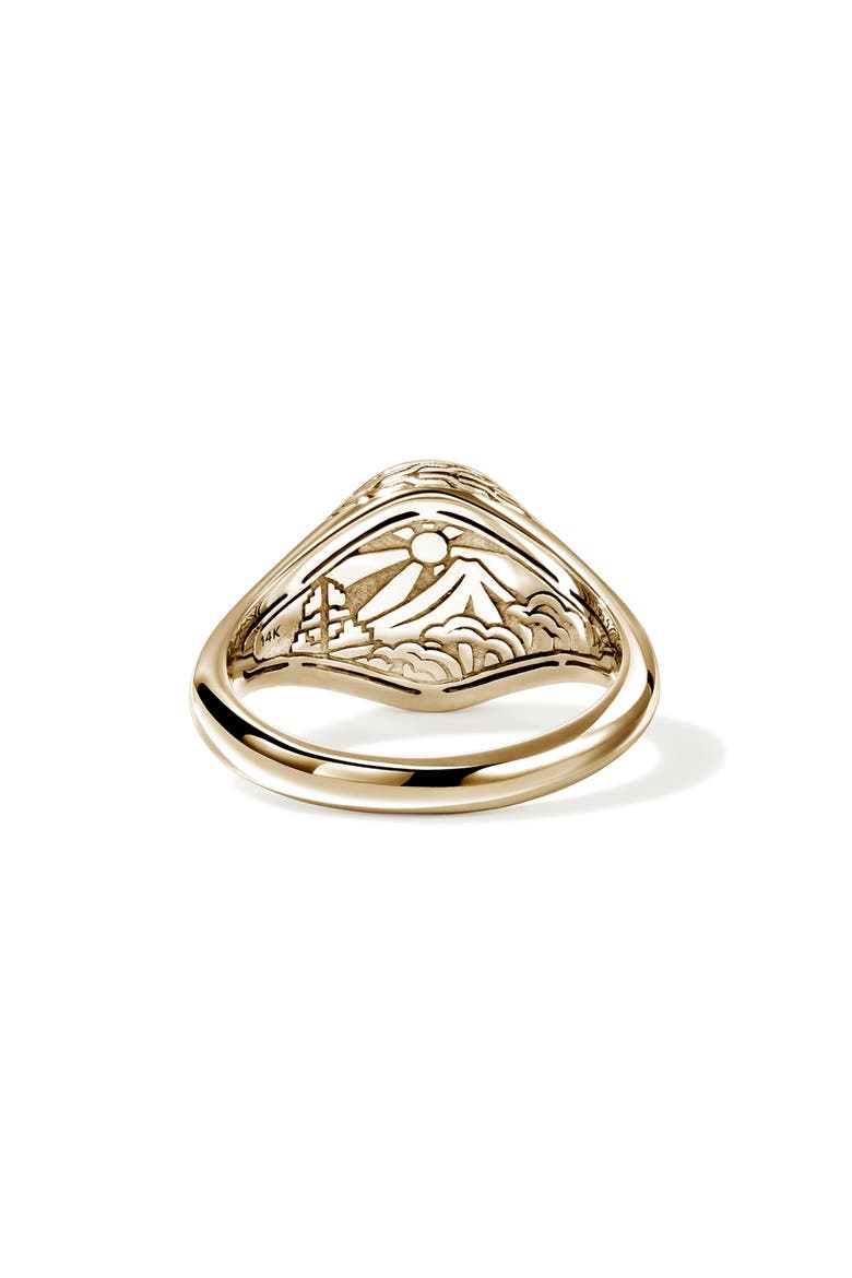 Icon 50 Signet Ring, Alternate, color, GOLD
