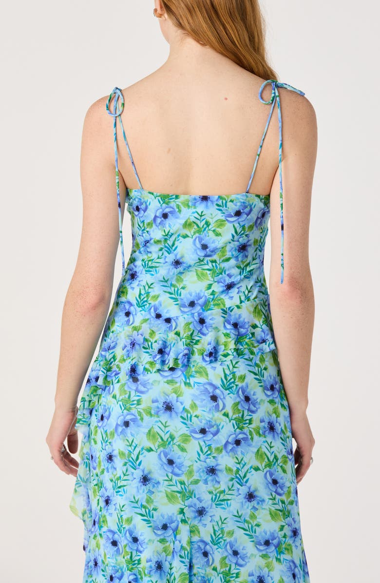ASTR the Label Mejra Floral Print Camisole, Alternate, color, Blue Floral