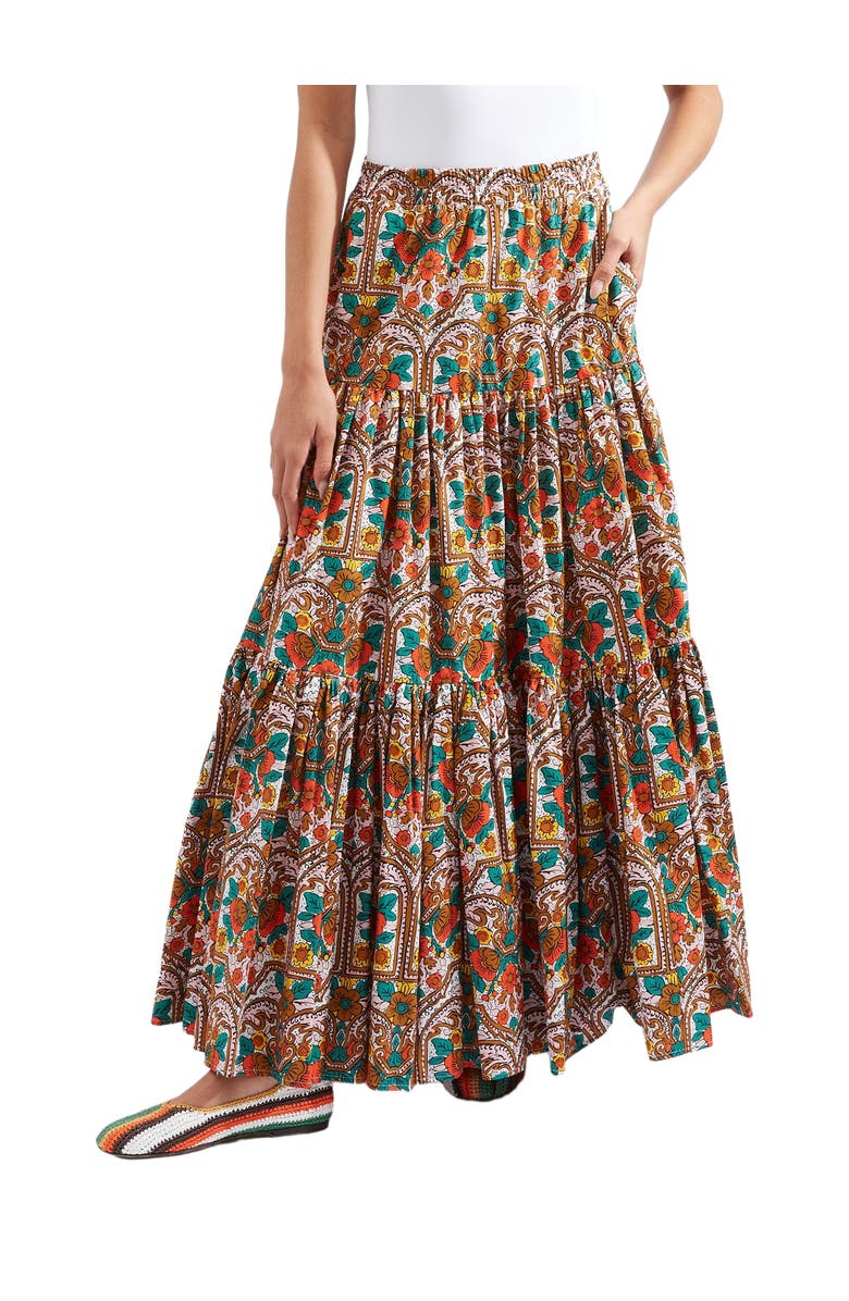 La DoubleJ Big Skirt Corte White Rust, Alternate, color, Corte White Rust