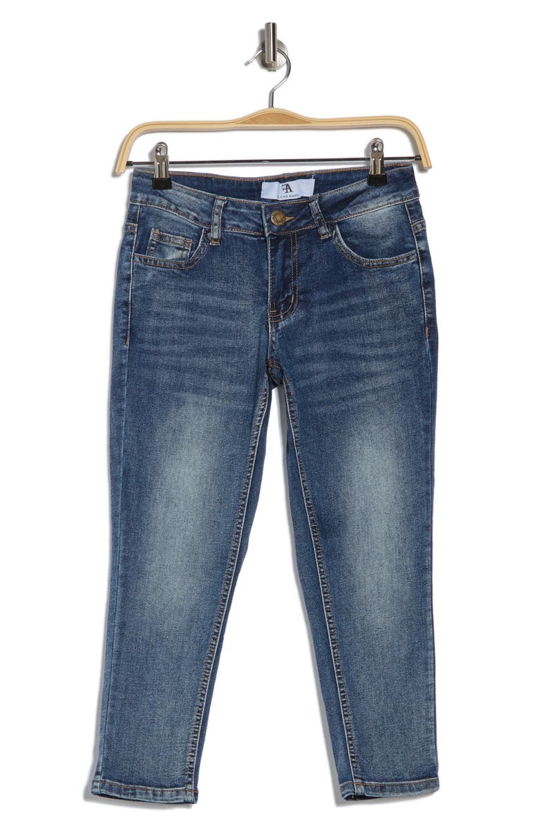 FLYING ANGEL Stretch Skinny Capri Jeans, Alternate, color, 