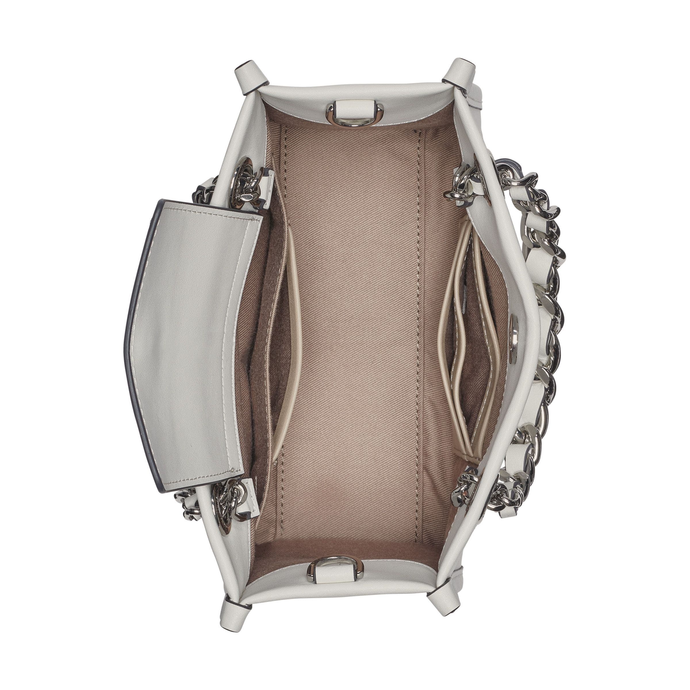 KARL LAGERFELD PARIS Savoie Crossbody, Alternate, color, Wntr Wht/Silvr