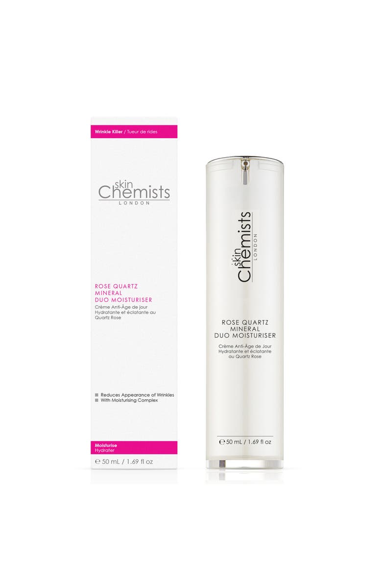 SKINCHEMISTS Rose Quartz Duo Moisturiser 50ml, Alternate, color, White