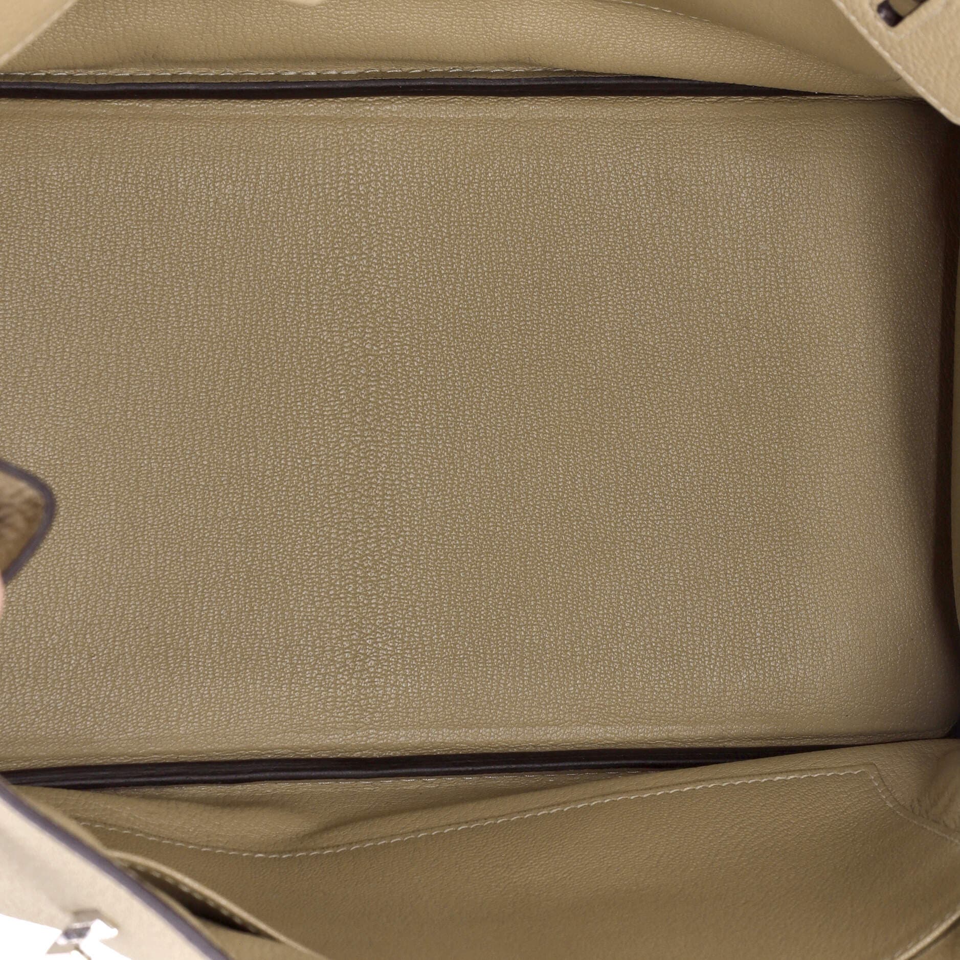 Pre-Owned Hermes Birkin Handbag Light Clemence with Palladium Hardware 30, Alternate, color, 