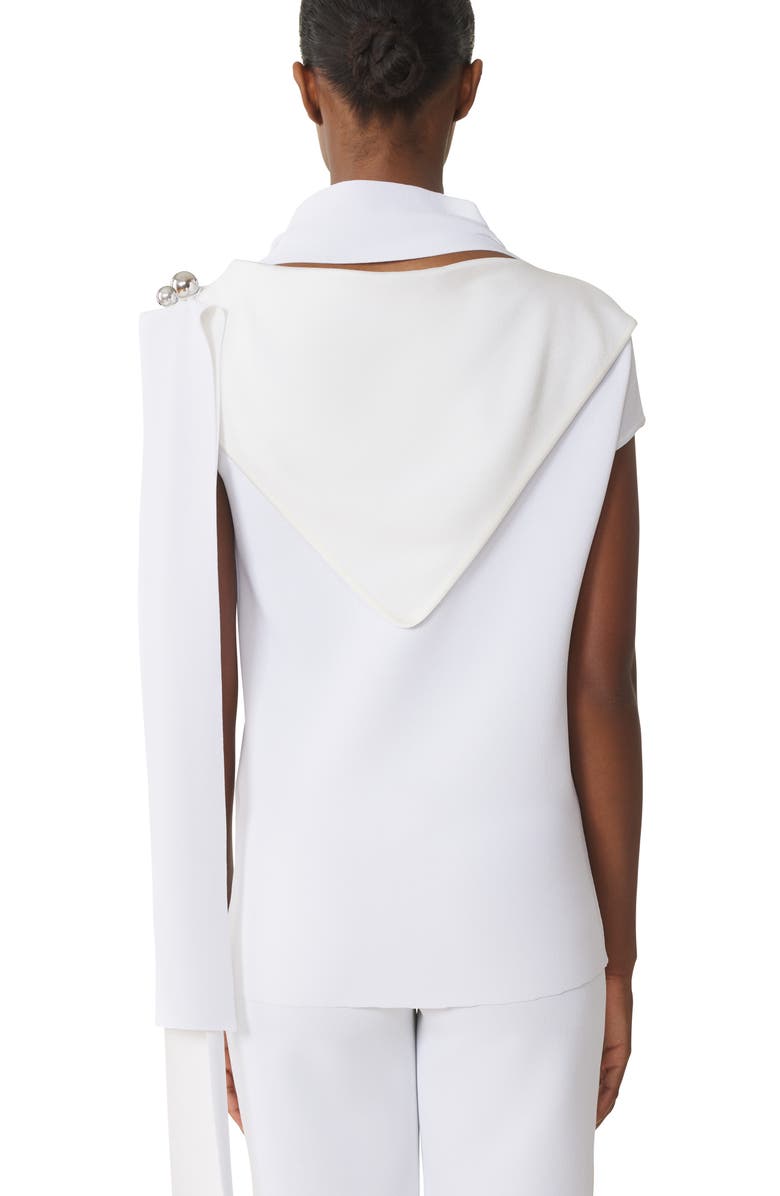 Lanvin White Viscose Top, Alternate, color, White
