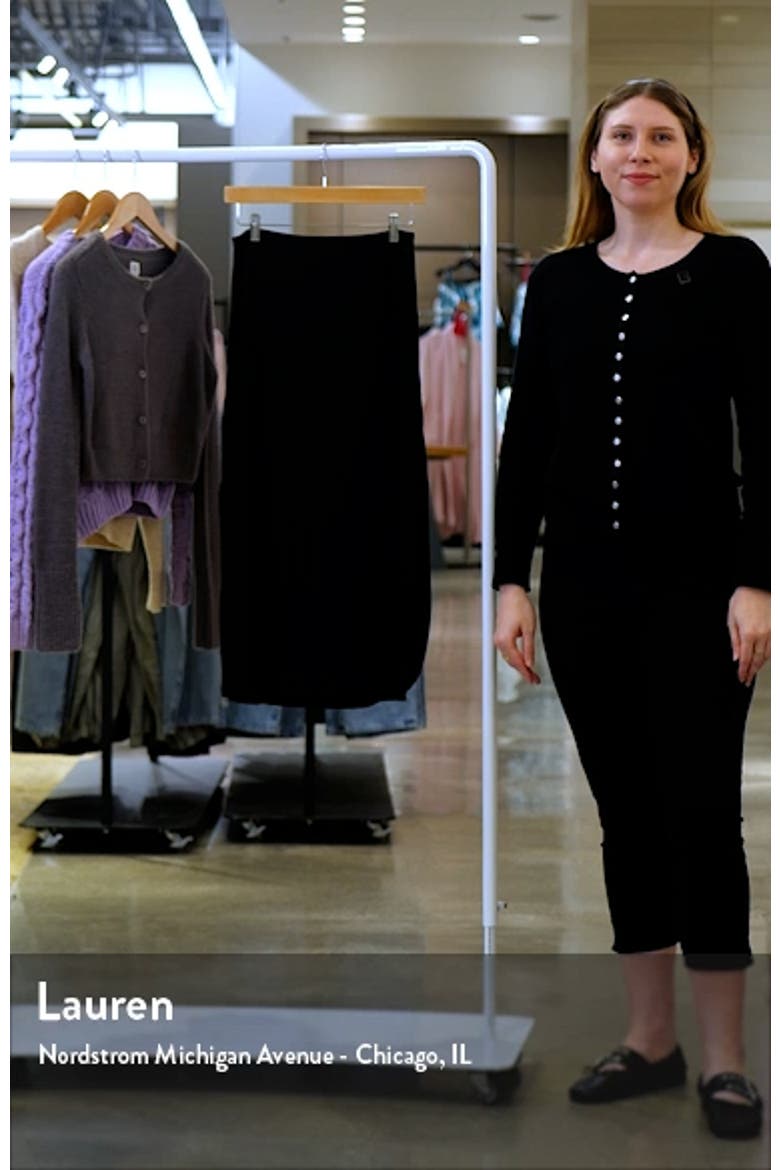 Thalia Rib Midi Skirt video