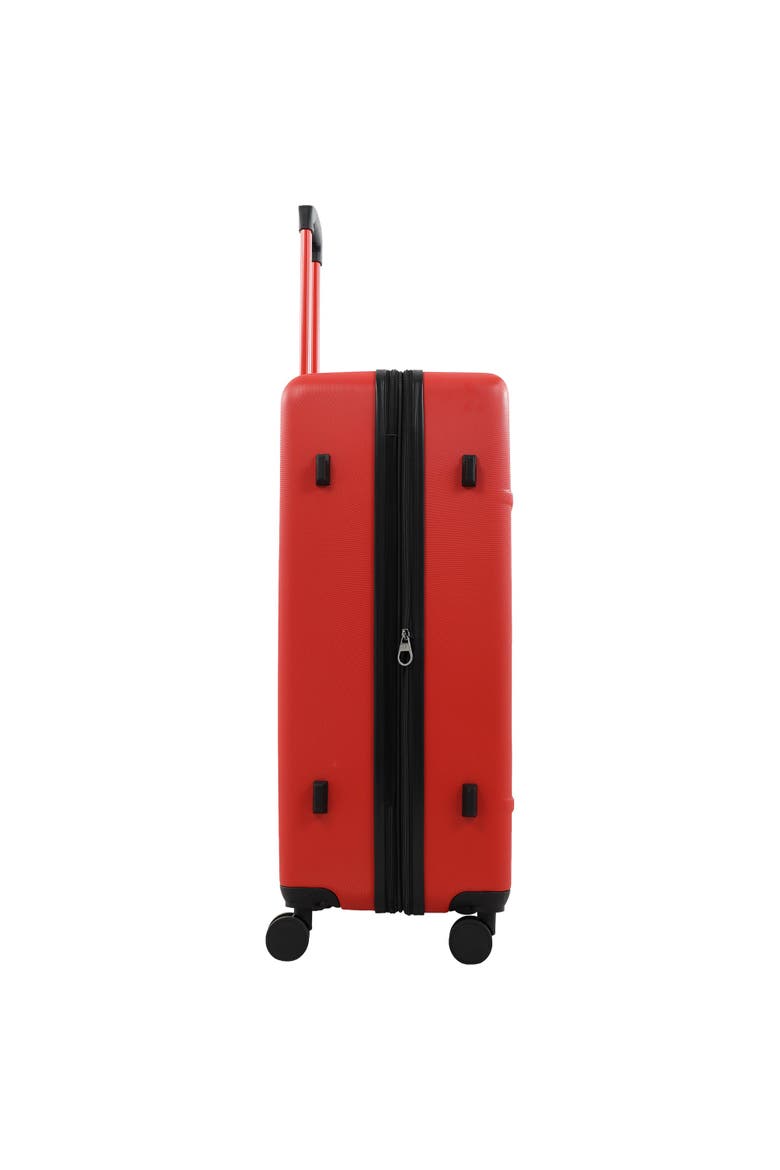 Molded U 30.5" Expandable Hardside Spinner Luggage, Alternate, color, RED