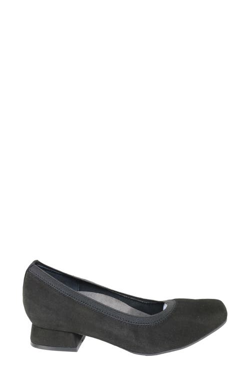 David Tate Fab Square Toe Pump In Black