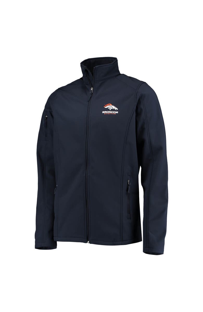 DUNBROOKE Men's Dunbrooke Navy Denver Broncos Big & Tall Sonoma Softshell Full-Zip Jacket, Alternate, color,