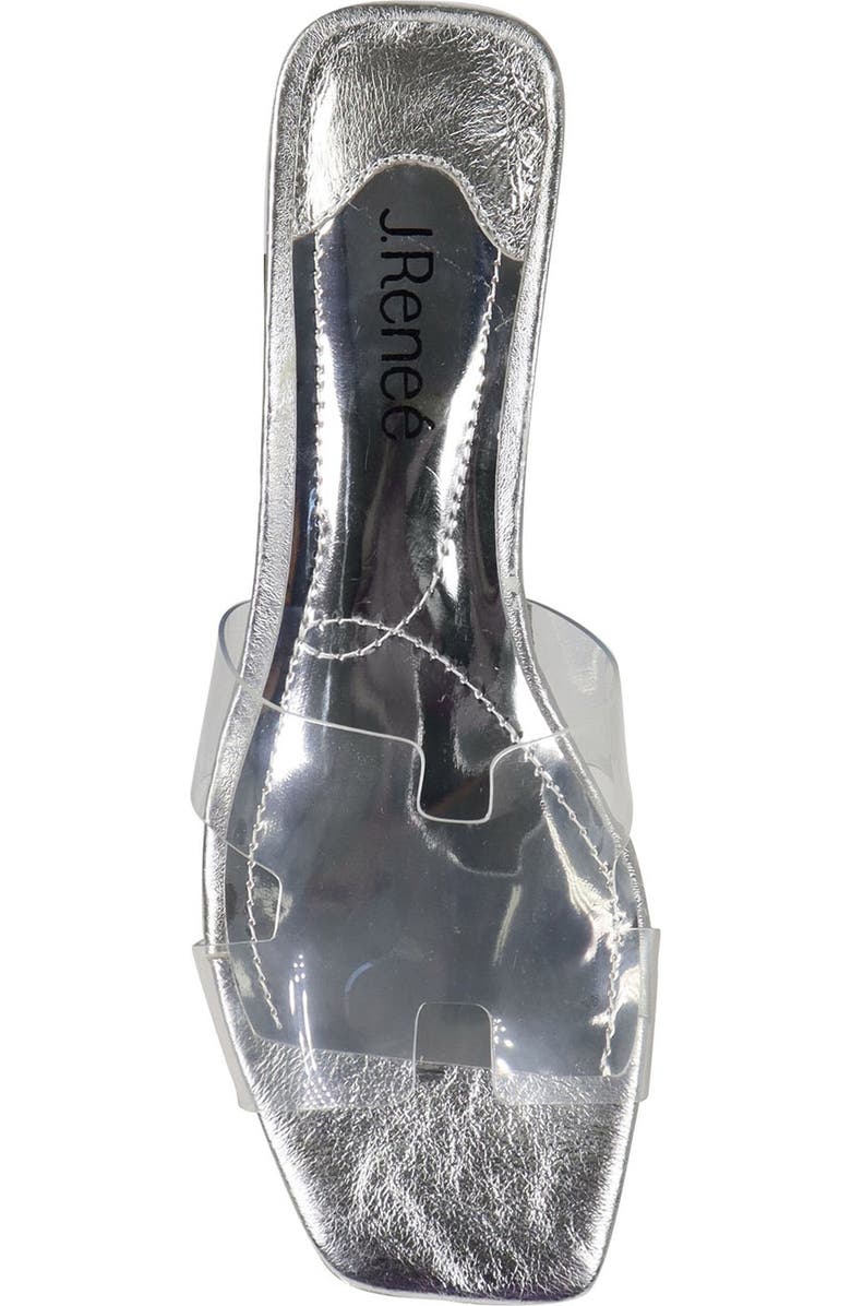 J. Reneé Rafaela Sandal, Alternate, color, Clear/ Silver