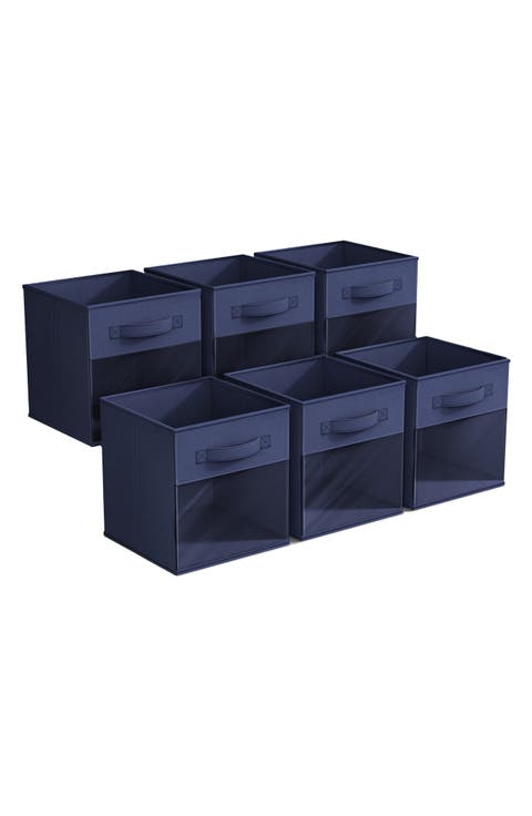6-Pack Window Storage Cubes