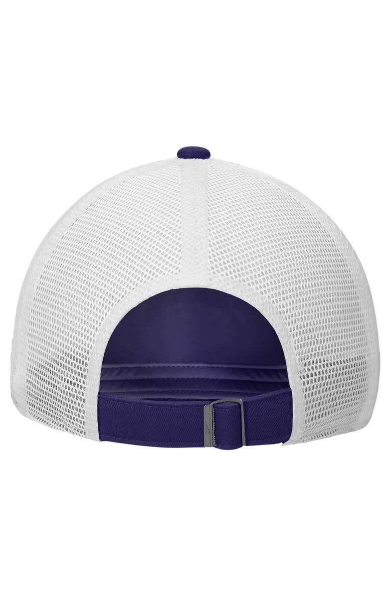 Nike Men's Nike Purple/White TCU Horned Frogs Vintage Club Trucker Adjustable Hat, Alternate, color, Purple