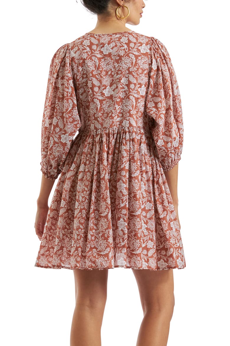 Cali Nursing Dress, Alternate, color, AMBER WHITE