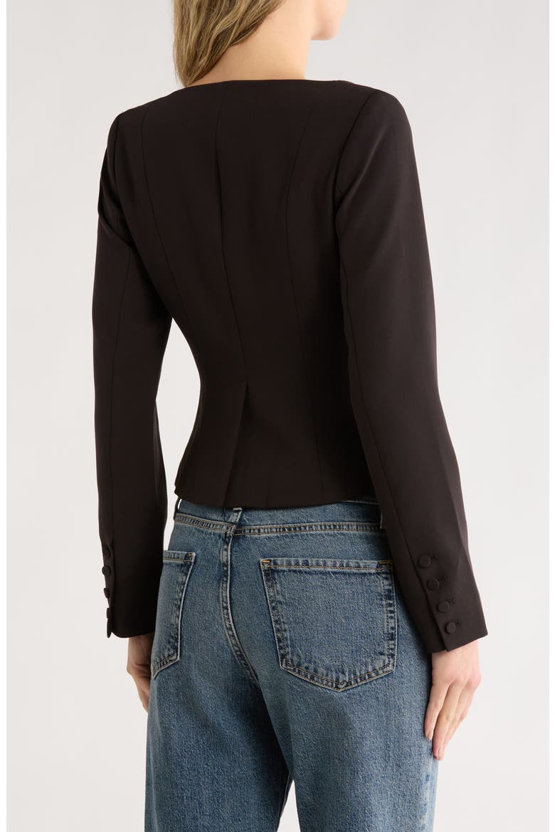Rhea Button-Up Top, Alternate, color, BLACK