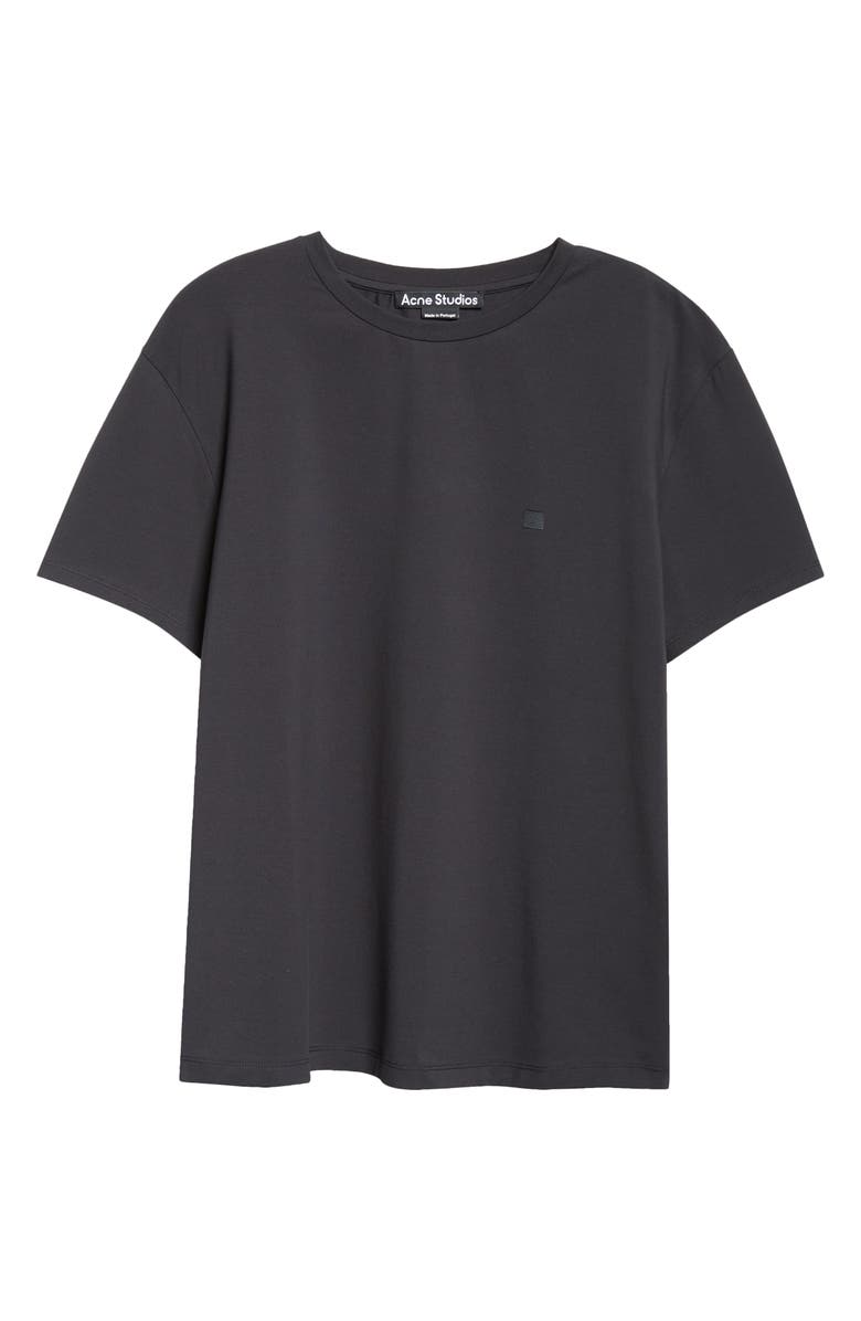 Acne Studios Eram U Face Patch T-Shirt, Alternate, color, Black