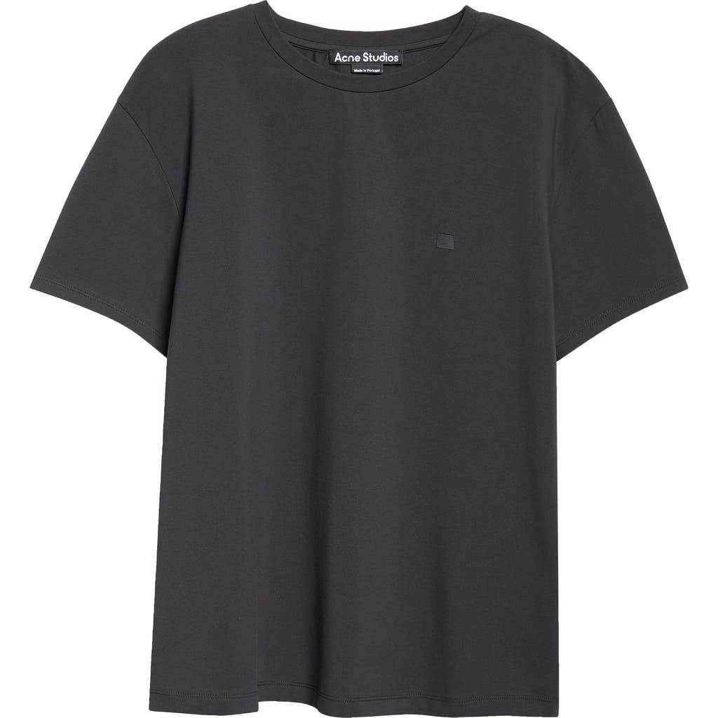 Acne Studios Eram U Face Patch T-shirt In Black