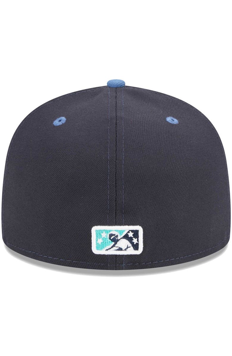 New Era Men's New Era Navy Asheville Tourists Theme Nights Asheville Beer City Tourists  59FIFTY Fitted Hat, Alternate, color, 