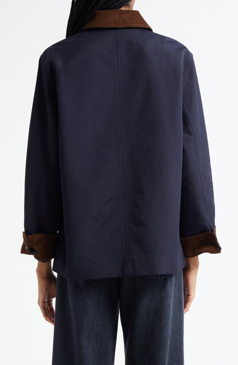 Veronica Beard Arlen Corduroy Trim Dickey Jacket, Alternate, color, 