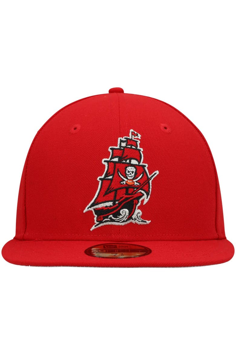 Men's New Era Red Tampa Bay Buccaneers Omaha 59FIFTY Fitted Hat, Alternate, color, Red
