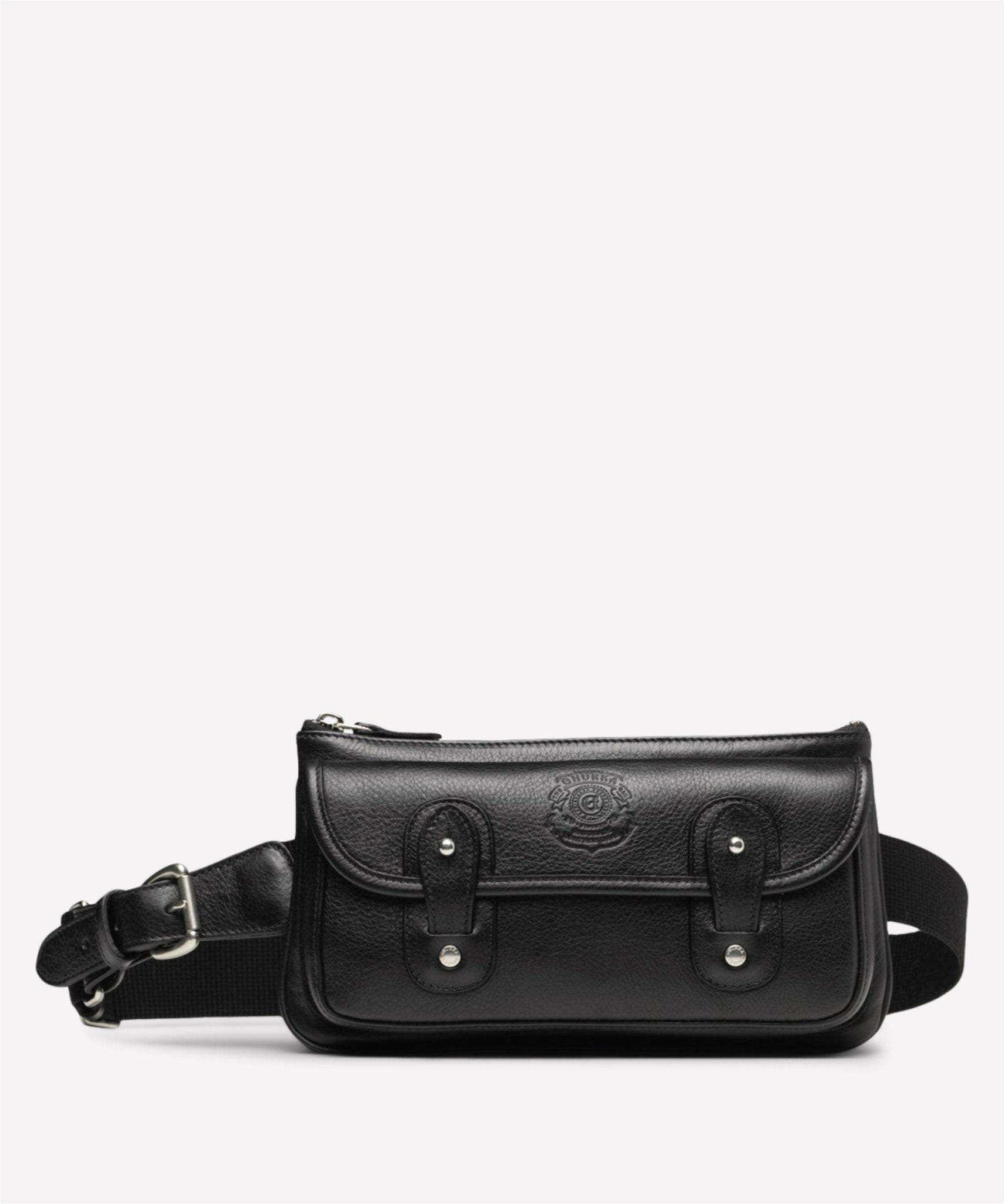 Ghurka Belt Bag No. 114, Main, color, Vintage Black Leather