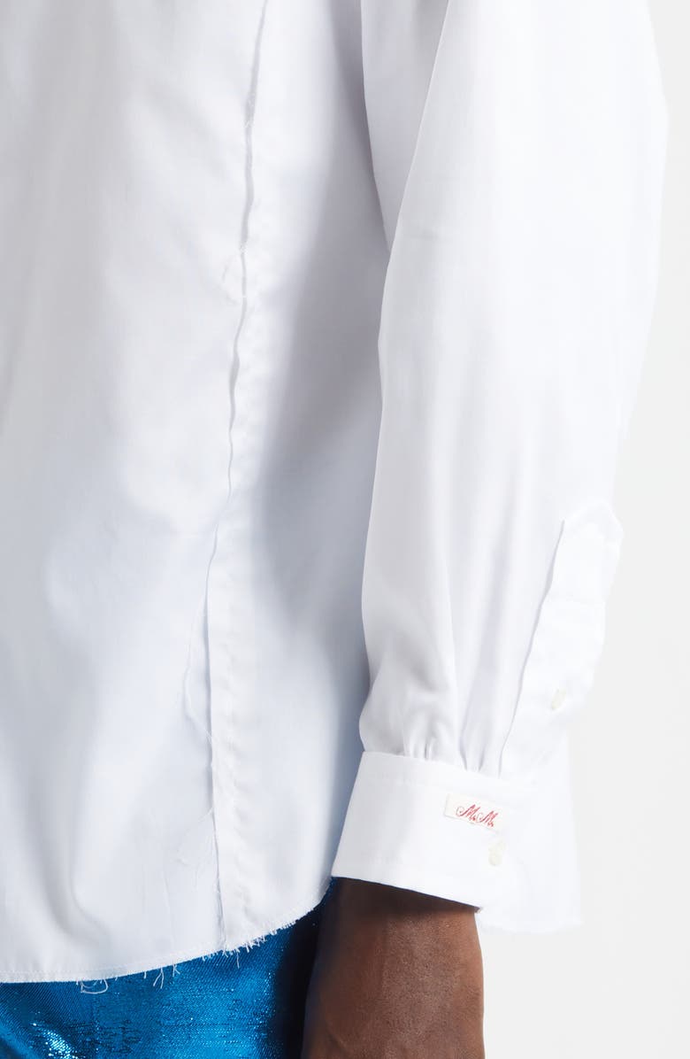 Maison Margiela Long Sleeve Button-Up Shirt, Alternate, color, White