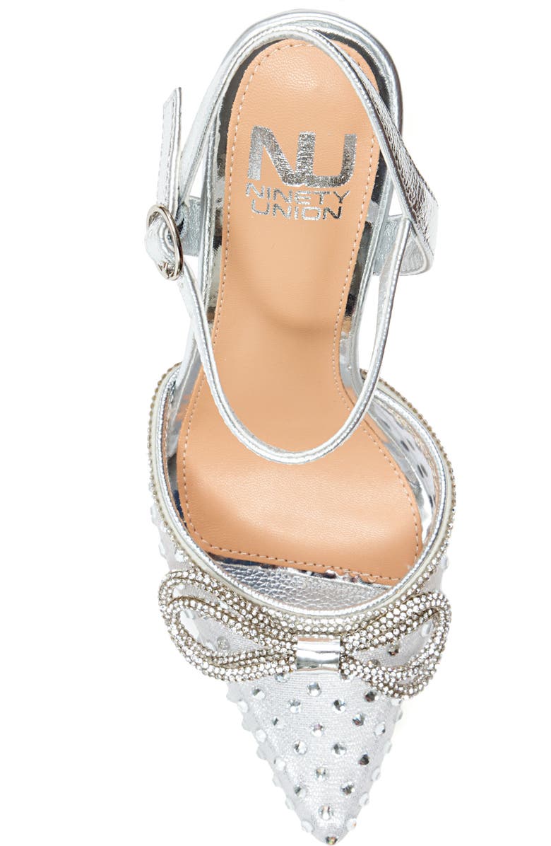 NINETY UNION Gloria Embellished Pump, Alternate, color, Silver