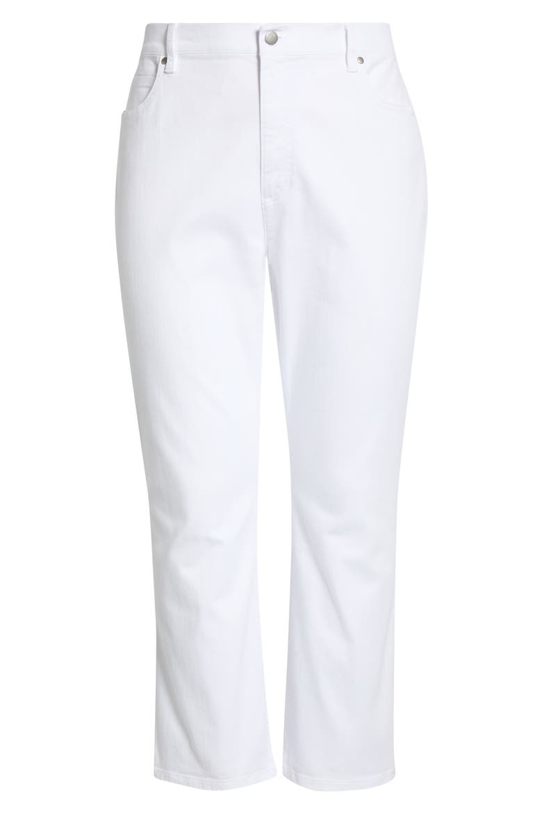 Ankle Kick Flare Leg Jeans, Alternate, color, WHITE