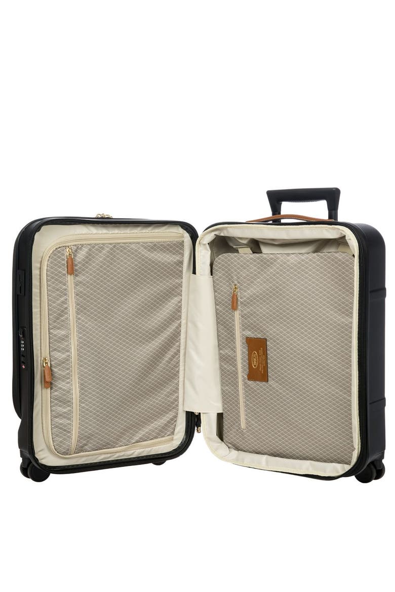 Bellagio 3.0 Hardside Expandable 21" Carry On Spinner Luggage with Pocket, Alternate, color, Black