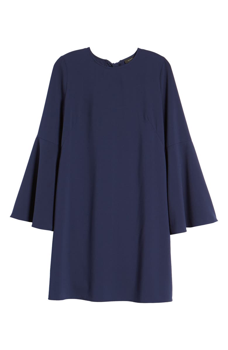 Halogen<sup>®</sup> Bow Back Flare Sleeve Dress, Alternate, color,