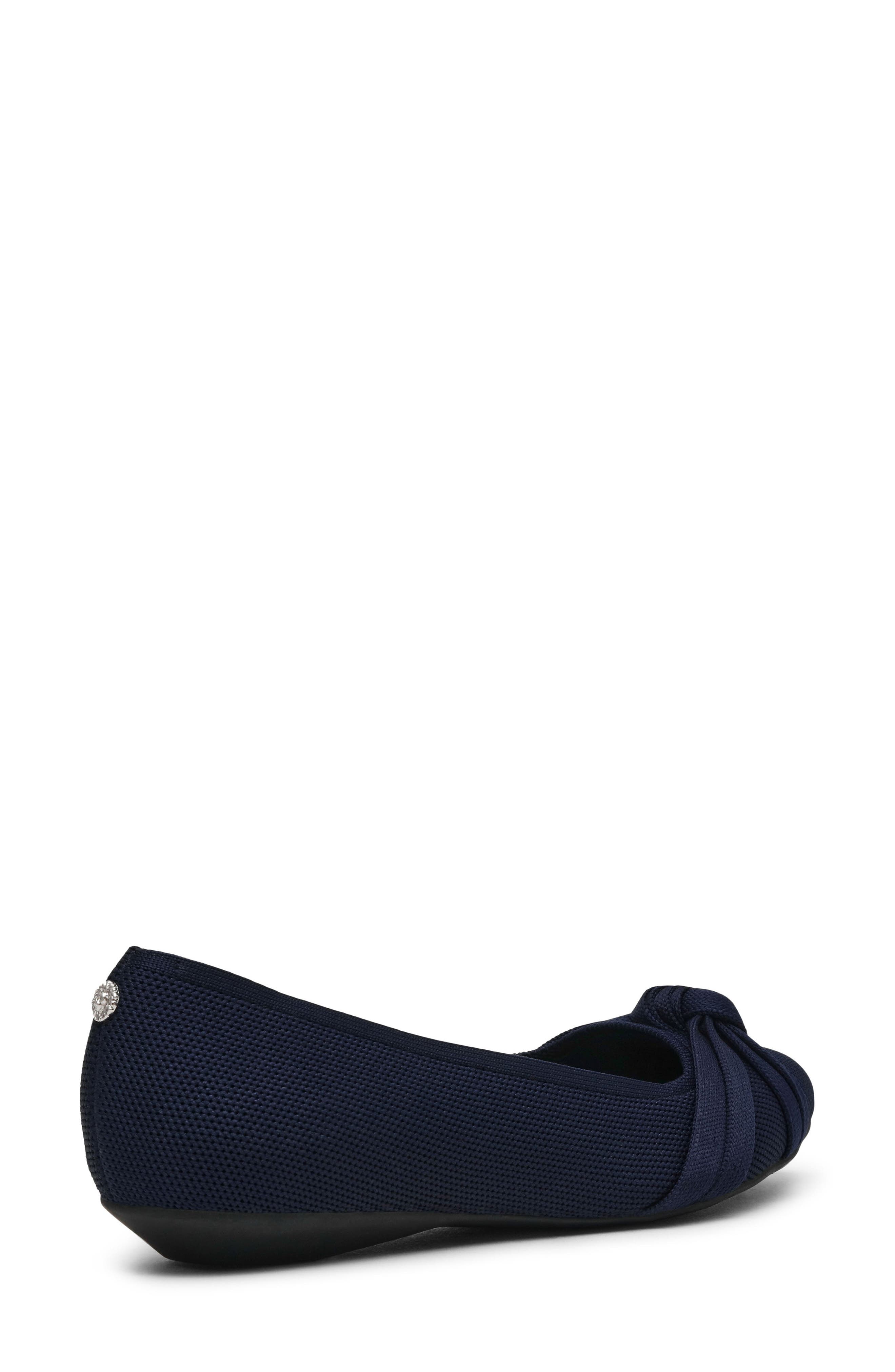 Olami Knot Flat, Alternate, color, NAVY KNIT