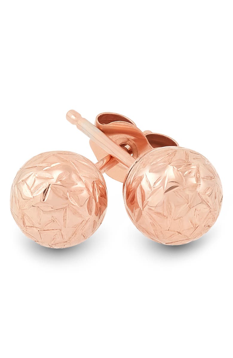 Frankie & Zoe High Polish Ball Stud Earrings, Alternate, color, 