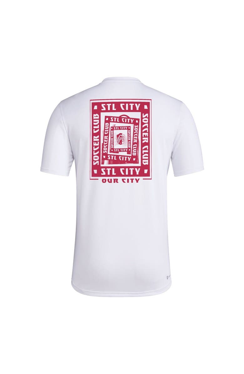 adidas Men's adidas White St. Louis City SC Local Wrap T-Shirt, Alternate, color, White