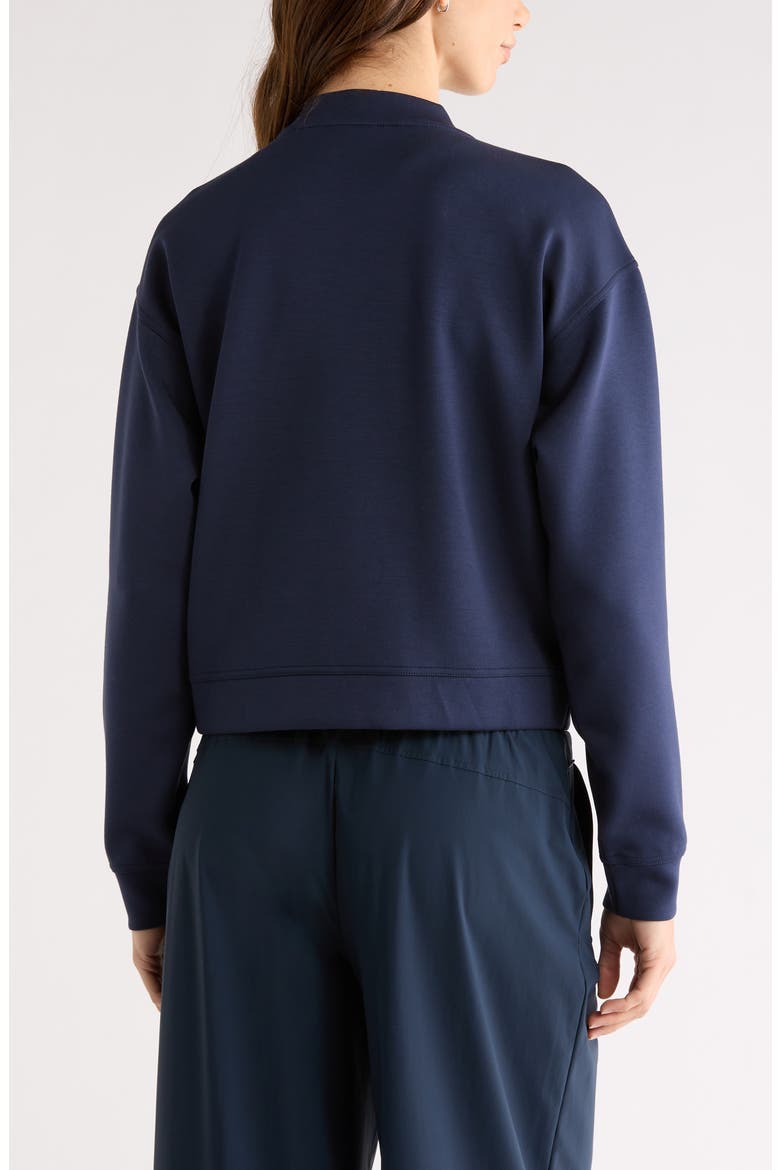Ultra Luxe Snap Front Jacket, Alternate, color, NAVY SAPPHIRE