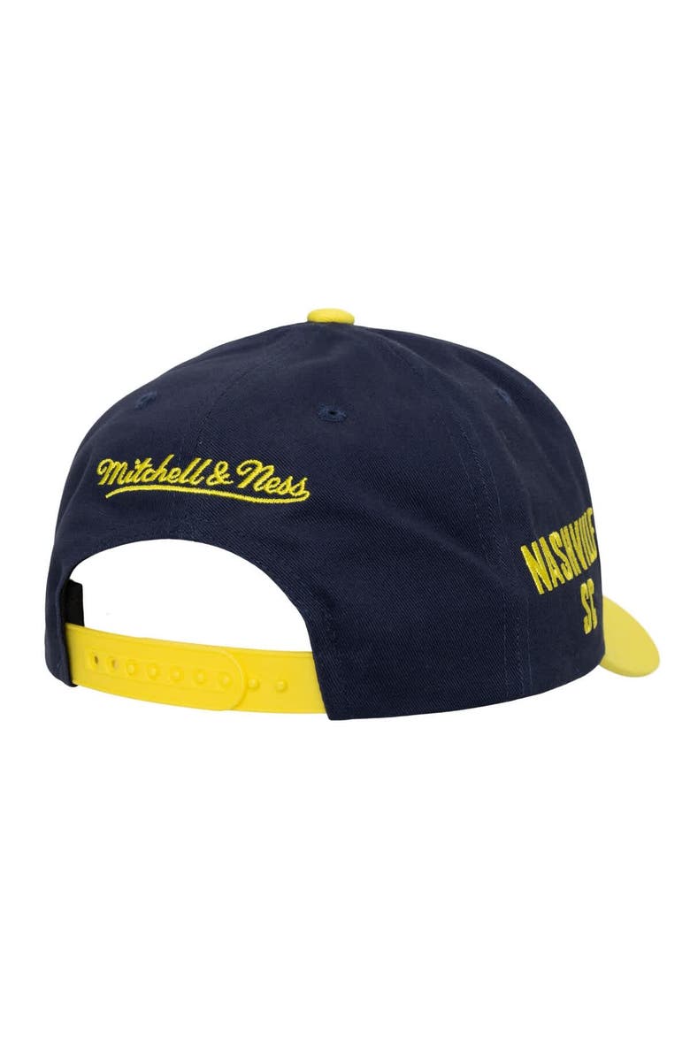 Mitchell & Ness Men's Mitchell & Ness Cream Nashville SC Brushed Off Pro Crown Snapback Hat, Alternate, color, Cream