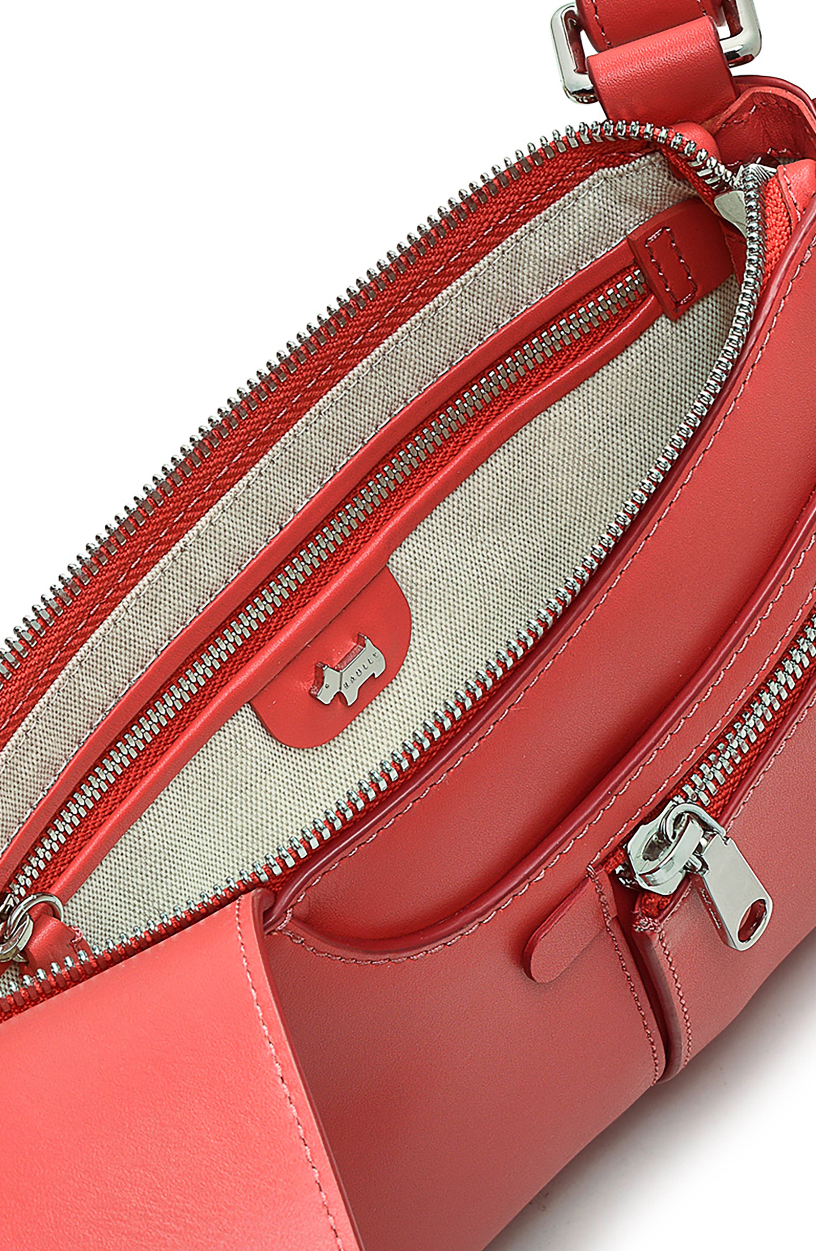 Radley Pockets Icon Mini Zip Crossbody Bag, Alternate, color, Lava