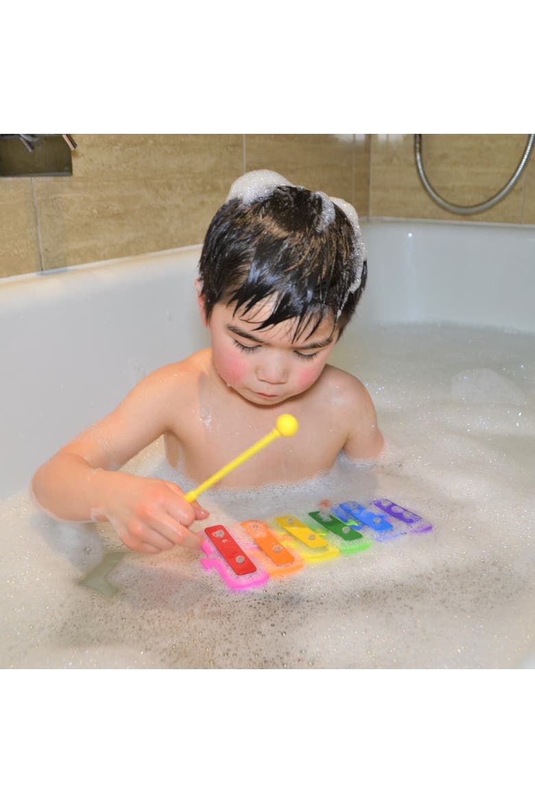 Bath Time Xylophone, Toy Musical Instrument Playset, Kids 3+, Alternate, color, Multicolored