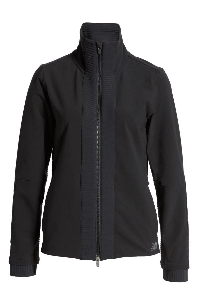New Balance Q Speed Winterwatch Water Resistant Jacket, Alternate, color, Black