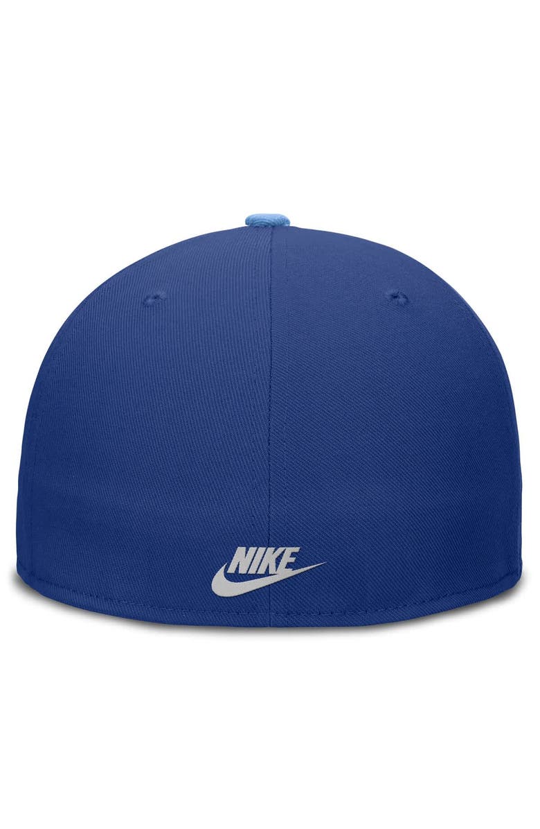 Nike Men's Nike Royal/Light Blue Kansas City Athletics Cooperstown Collection True Primetime Two-Tone Performance Fitted Hat, Alternate, color, Royal