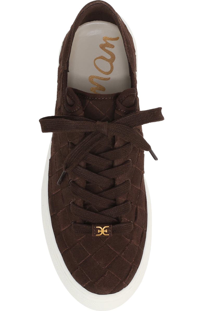 Sam Edelman Poppy Woven Sneaker, Alternate, color, Cafe Noir